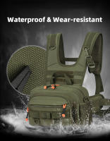 Bolsa De Pecho Táctica Molle Vest Monedero Frontal Para Exteriores Senderismo Escalada Pesca Kit De Reconocimiento Bolsa De Camping Para Hombres - details 8