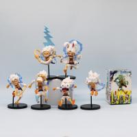 Set De 6 Figuras De Acción One Piece Anime Q Version GEAR5 Sun God Nika Luffy PVC Decoración De Habitación Colección De Muñecos Juguetes Para Adultos - details 10