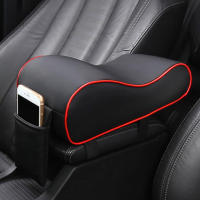 Almohadilla De Reposabrazos De Coche De Cuero Con Almacenamiento Y Bolsillo Espuma De Memoria Gruesa Consola Central Protección - details 10