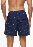Bañador Hombre Corto con Bolsillo, Bañadores de Playa con Cordón, Bañadores de Natación Hidrófugo, Bañadores de Surf con Forro de Malla, Transpirable&Secado Rápido-L - details 1