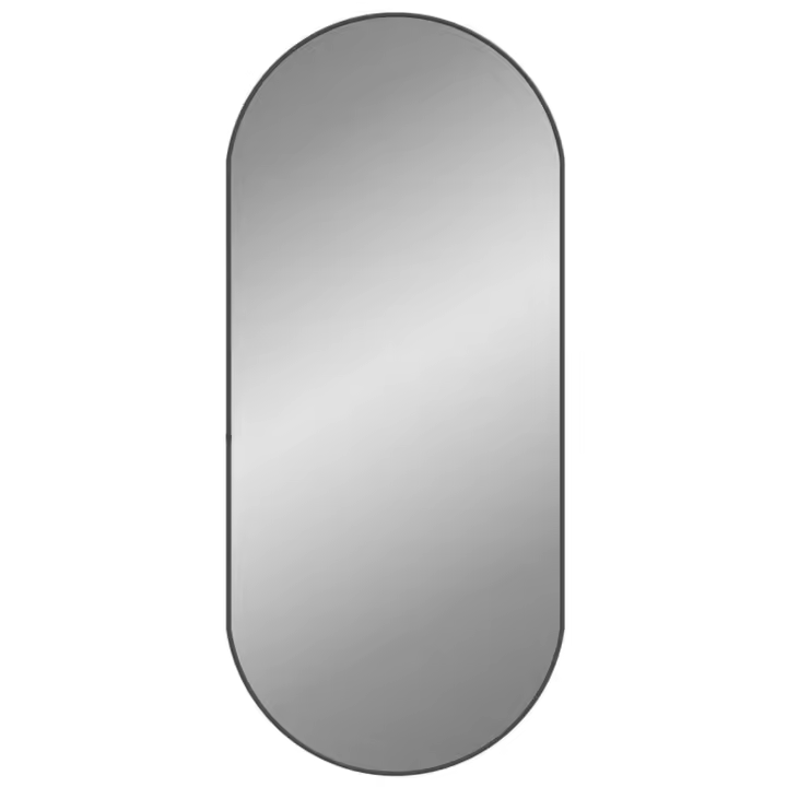Espejo bañoEspejo de pared ovalado negro 100x45 cm - 1