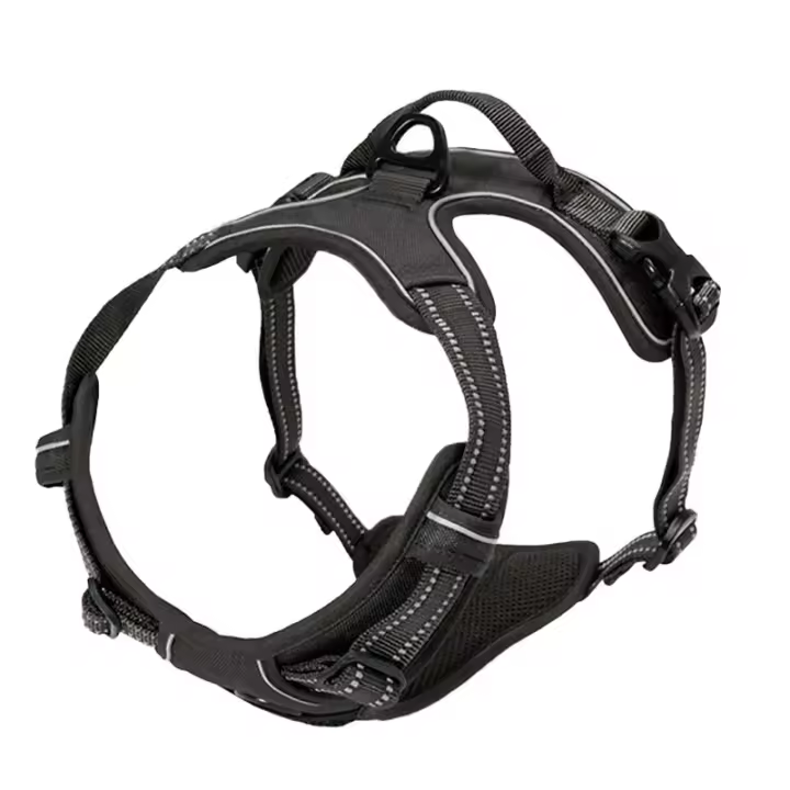 Harnés Para Perros Con Reflectivo Ajustable Y Padded Cómodo Para Caminar Fácilmente Sin Ahogar Vestido De Servicio Ideal Para Actividades Al Aire Libre - 1