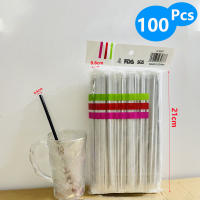 Cucharas De Bebida Negras 50-1500Pcs Plástico Y Papel Flexible Individual Para Fiesta Y Cocina Rietjes - details 3