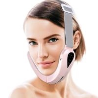 Masajeador facial EMS, cinturón elevador en forma de V, plegable, luz roja y azul, LED, vibración adelgazante, mejora la elasticidad de la piel, terapia de fotones, masaje facial vibratorio, adelgazante, elimina la papada, levanta y tensa - details 1
