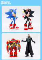 Conjunto De Figuras De Acción Sonic Tails Werehog PVC Personaje De Juguete Echidna Sombrilla Shadow Figura De Modelo Para Niños - details 4