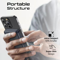 Promate Lucidpack-10 Power Bank Inalámbrico 15W MagSafe 10000mAh Puerto USB-C 20W PD - details 5
