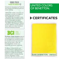 United Colors Of Benetton - Toalla de Playa Azul 90x160cm 380GSM Velour 100% Algodón - Alta Calidad y Suavidad - Certificación OEKO-TEX y BCI - details 27