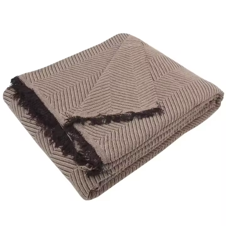 Colcha Multiusos Cama y Sofa. Jarapas Plaid Foulard cubrecama Mantas de Sofa Suave y Cómoda Practica y Suave. Poliéster Algodón, Modelo Espiga. - 1