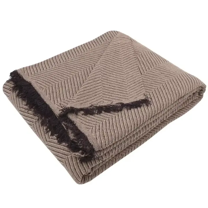 Colcha Multiusos Cama y Sofa. Jarapas Plaid Foulard cubrecama Mantas de Sofa Suave y Cómoda Practica y Suave. Poliéster Algodón, Modelo Espiga. - 1