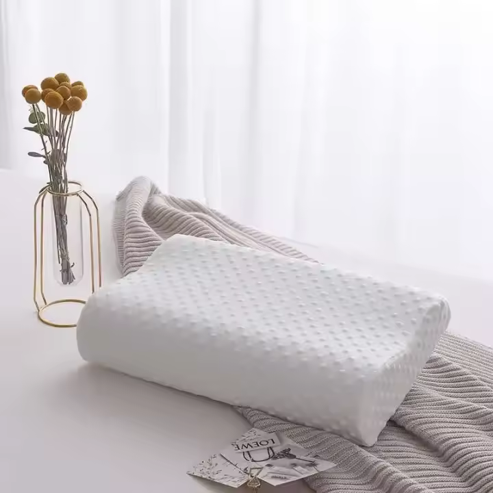 Almohada De Espuma De Memoria Ajustable Para Dormir Alivio Del Dolor De Cuello Y Hombros Soporte Ortopédico Contorno Para Lados - 1
