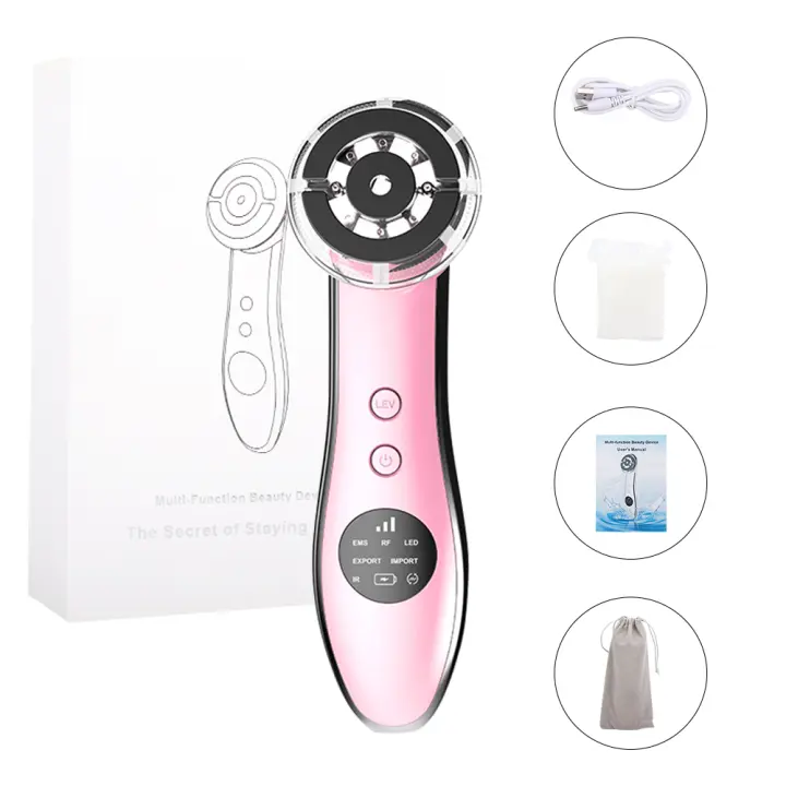 Máquina de Levantamiento Facial RF 5 LED Rejuvenecimiento de Piel de Alta Frecuencia para Acné, Arrugas, Envejecimiento Herramienta de Cuidado de la Pielión - 1