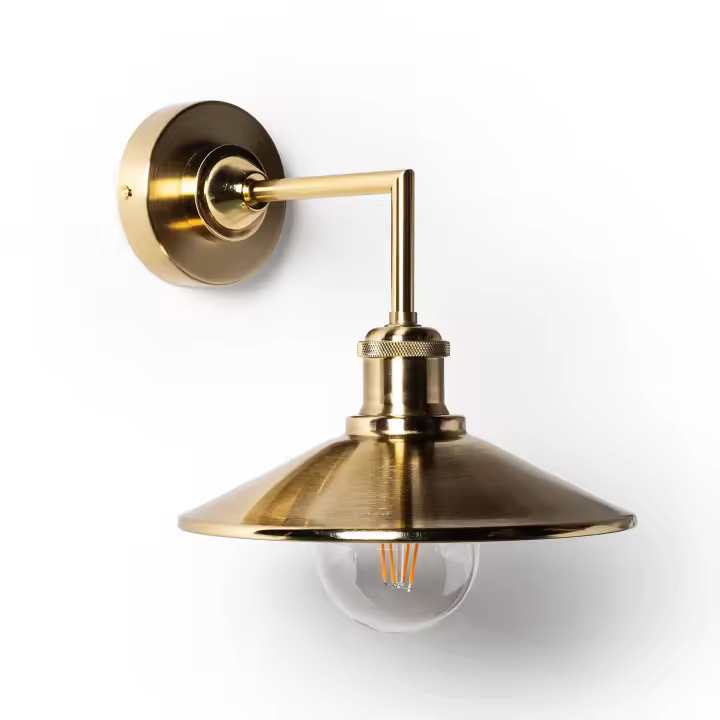Ledkia Lámpara de Pared Metal Frankfield Dorado - 1