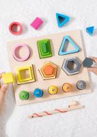 Juguetes Educativos Montessori De Madera Con Atracción Magnética Para Niños Puzzle De Colores Y Formas Para El Desarrollo Cognitivo - details 2