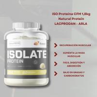 ¡Pack Ahorro! ISOLATE 1800g + Creatina 300g + Shaker (regalo) - Natural Protein│MUSCLECULT│Más músculos - details 0