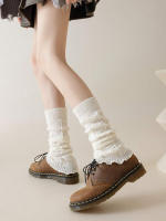 Pareja De Calcetines De Uniforme JK Para Mujer Calcetines Lolita De Bolitas Suaves Y Cómodos De Poliéster Versátiles Con Patrón De Elefante - details 4