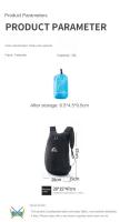 Mochila De Viaje Plegable Ultra-ligera Y Ultra-delgada Para Deportes Al Aire Libre Y Senderismo Material De Poliéster Para Hombres Y Mujeres - details 6