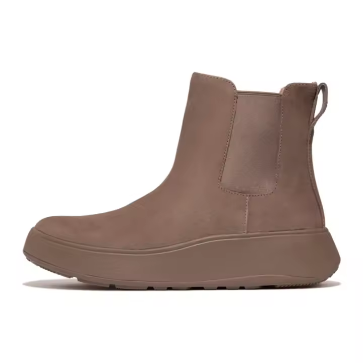 Fitflop Botas F-mode Flatform Chelsea Marrón - 1