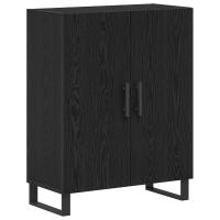 vidaXL Aparador Negro de Roble 69,5x34x90 cm de Madera Elaborada - details 1
