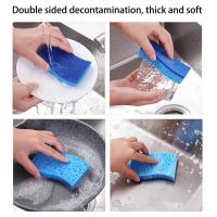 Paño De Limpieza Tríptico De Esponja Y Algodón De Madera Para Cocina Limpieza De Platos Y Ollas Herramienta De Limpieza Ambientalmente Amigable - details 6
