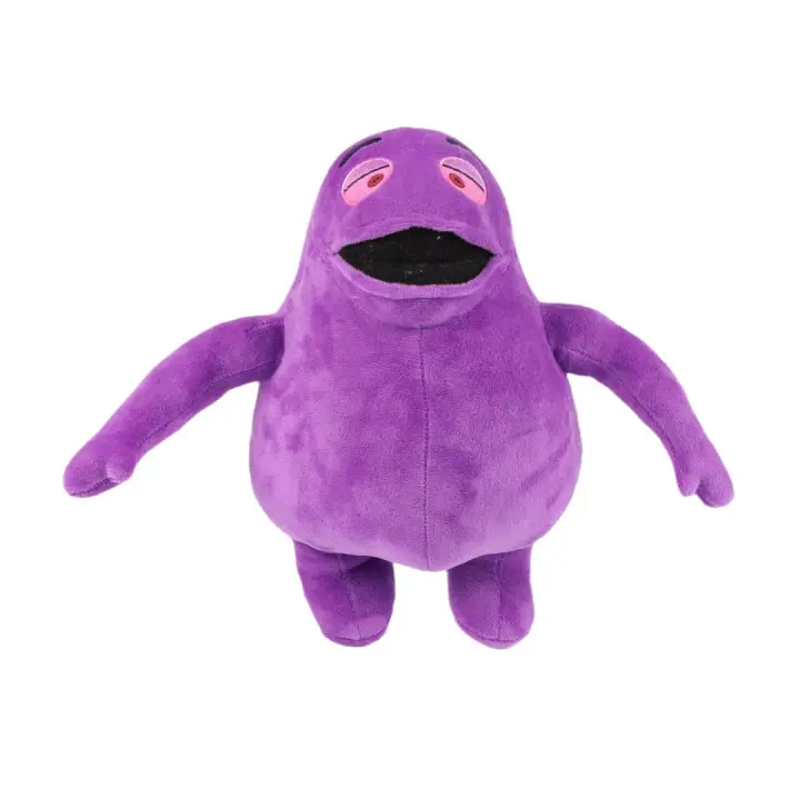 Muñeco De Peluche Grimace 29cm Juguete Suave De Animación Para Colección Y Fanáticos De Los Niños Relleno De Algodón PP - 1