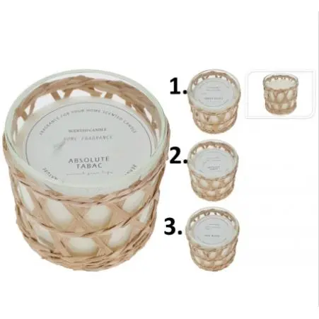 Vela aromática de estilo único, en recipiente de vidrio y con dos mechas - Disfruta de un aroma envolvente y relajante - 1