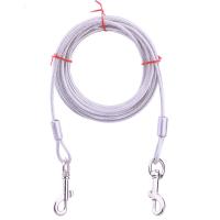 Correa Para Dos Perros 3M/5M/10M Antideslizante Y Anti-Mordida Cable De Atadura De Acero Inoxidable Para Grandes Perros Lea De Exterior Doble Cabeza - details 7