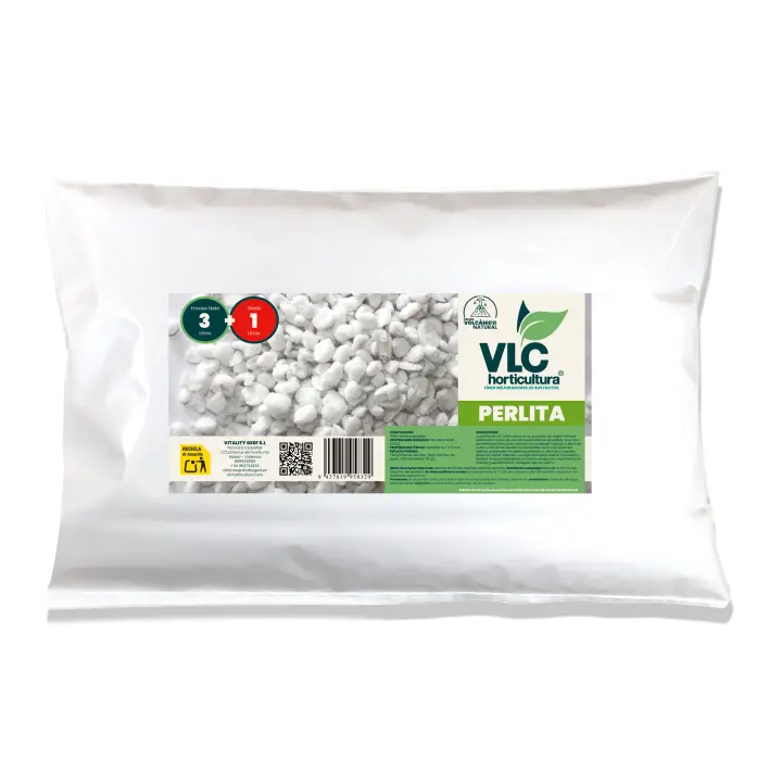 ✅ Perlita para plantas de VLC Horticultura 3L + 1L GRATIS. Indicado para todo tipo de cultivo de huerto, flores, plantas y para mejorar la cualidades de todo tipo de sustratos de cultivo. - 1