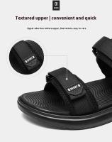Par De Sandalias Para Hombre Antideslizantes Y Transpirables Para Verano Zapatillas De Playa Negocios Con Suela Blanca Resistente Al Desgaste - details 5