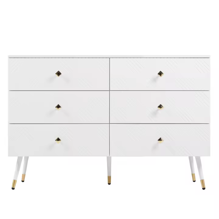 Cómoda Moderna de 6 colchones-120x40x80cm-Ideal para dormitorios y Salas de estar - 1