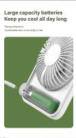 Ventilador De Mesa Portátil Mini Plegable Con 5 Velocidades USB Recargable Para Estudiantes Y Oficina Instalación En Pared - details 5
