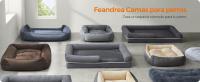 Feandrea Cama Ortopédica para Perros, Sofá, Cama para Mascotas, Acolchado Suave, Bordes Elevados, Funda Extraíble y Lavable, 135 x 107 x 25 cm, Antideslizante, Gris Osucro/Gris Claro - details 3