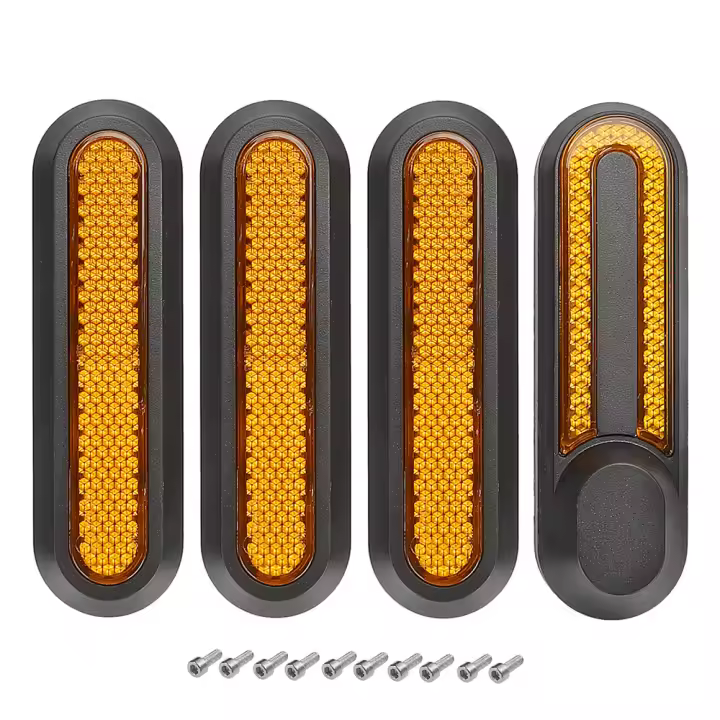 Cubierta De Rueda Reflectante Para Seguridad Nocturna Protección Del Eje Del Patinete Eléctrico Xiaomi M365 pro 2 1S Frontal Y Trasera - 1