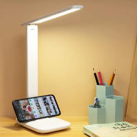 Lámpara De Mesa LED Recargable Por USB Luz De Lectura Para Ojos Protección Táctil Dimmer Estudioso Dormitorio Habitación - details 0
