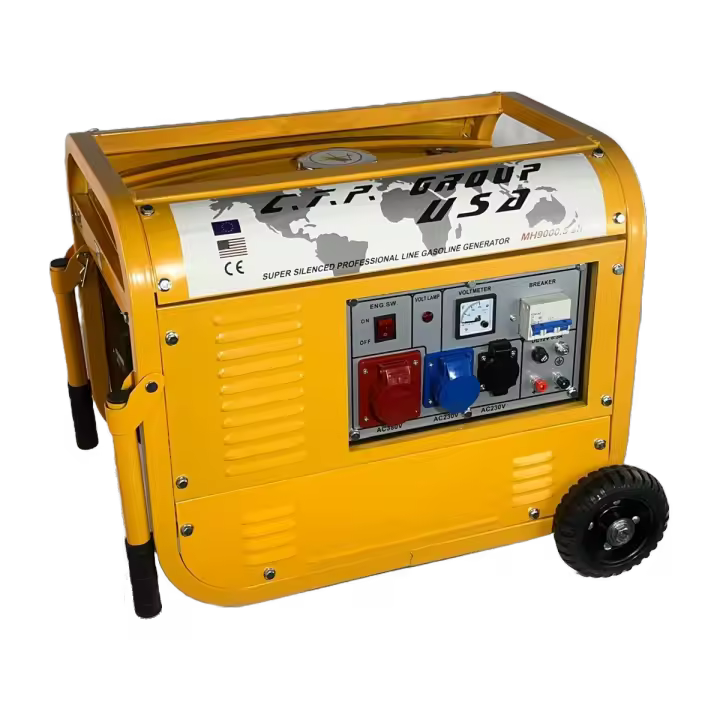Generador a Gasolina Linea HD MH9000.5SH - Motor 4T , 210 cc , 9.5 CV, 3000W Potencia de punta - AVR y 4 salidas - 1
