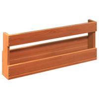 Vidaxl Estantes Zapatos Pared 2 Uds Madera Pino Marrón 59x8,5x23,5 Cm Mueble Almacenaje Estantería para Oficina - details 5