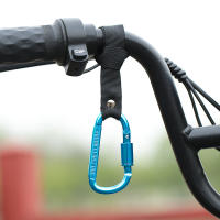 Gancho Para Manillar De Bicicleta Y Scooter Eléctrico Gancho Anterior De Aluminio Negro Clip Sin Perforación Para Manillar De Motocicleta - details 8