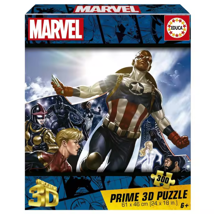 Puzzle 300 piezas Marvel 3D Lenticular Puzzle (Educa 20346) - 1