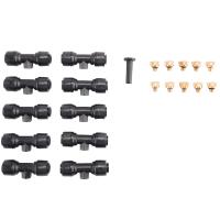 Kit de boquillas de nebulización para sistema de nebulización de Patio, sistema de refrigeración al aire libre, rociador de agua de jardín - details 0