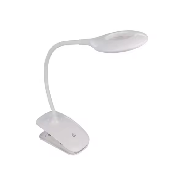 Lámpara Led Velleman con Clip - 20 Leds - Blanco - Regulable - Recargable - 1
