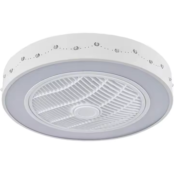Ceiling Fan with Light Ceiling Fan Light Hidden Ceiling Fan Lights Minimalist Bedroom Living Room Lights Creative Three-Color Dimming Ceiling Lamp Ceiling Fan Fan Light Indoor Ceiling Fan Small Gift - 1