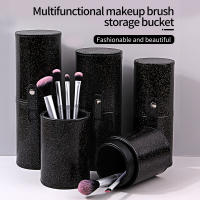 Caja De Almacenamiento Para Brochas De Maquillaje Grande Portátil Con Cubierta Antipolvo De Cinturón KOSSHOW Material No Tejido De Lona Tamaño 18x7x7cm - details 1