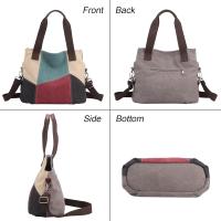 Bolso de Lona para Mujer, Bolso Informal, Bolso de Lona Retro, Bolso de Compras,  Informal, Retro - details 2