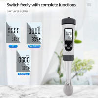 Mini Analizador Electrónico Portátil 4 En 1 Salinómetro LED Medidor De Salinidad TDS/SG/Temperatura Para Cocina Alimentos - details 2