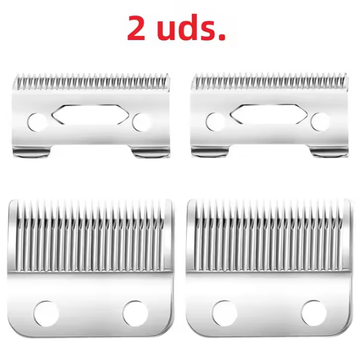 Kemei KM-809A Ajustable Cortadora De Pelo Profesional Para Hombres Con Pantalla LED Cortadora De Cabello Eléctrica Recargable Y Con Cable 3 Cuchillas Incluidas - 1