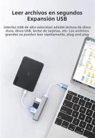 Hub USB 4-en-1 Portátil Expansor De Puertos Con Transferencia De Datos Rápida Para PC Impresora Ratón Notebook USB 3.0 USB 2.0 - details 2
