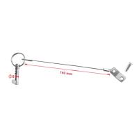 2pcs 6mm Pinzas De Liberación Rápida Con Correa Para Remolques Y Barcos Yachts Tope De Bimini Material De Acero Inoxidable 316 - details 5