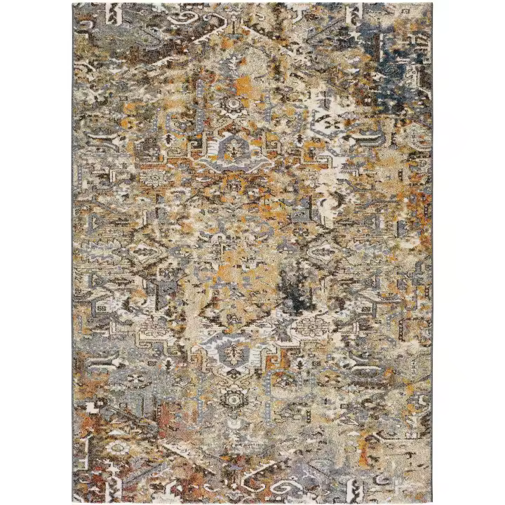 ATTICGO Alfombra de Interior Estilo Abstracto en Multicolor - Shiraz 16553 | 80x150, 120x170, 140x200, 160x230 cm - 1