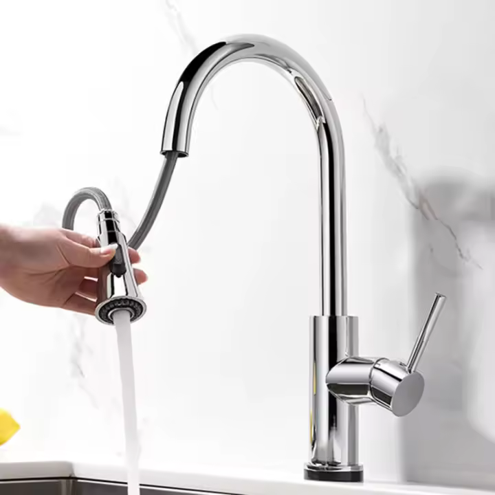 BIT Grifo Extraible para Cocina Maple Inoxidable - 1