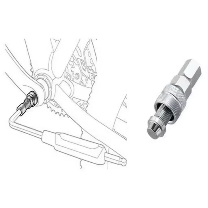 Topeak Llave Extractor De Pedalier Plateado - 1