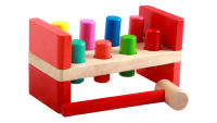 Puzzle De Madera Colorido Para Niños Y Niñas De 3 a 5 Años Tablero De Enigmas De Banda De Pegatina Montessori Para Bebés - details 1